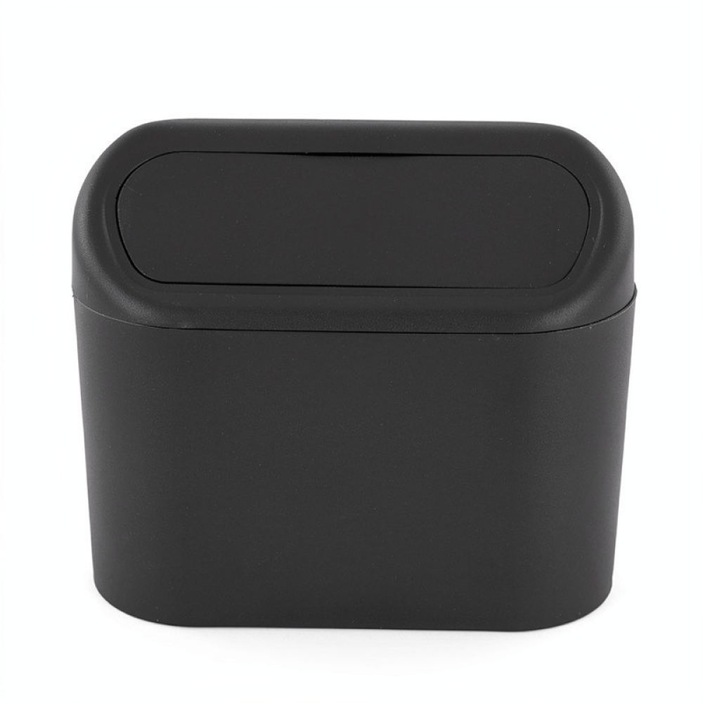 Waterproof Car Trash Can With Lid - Mini Automotive Waste Basket Portable Cup