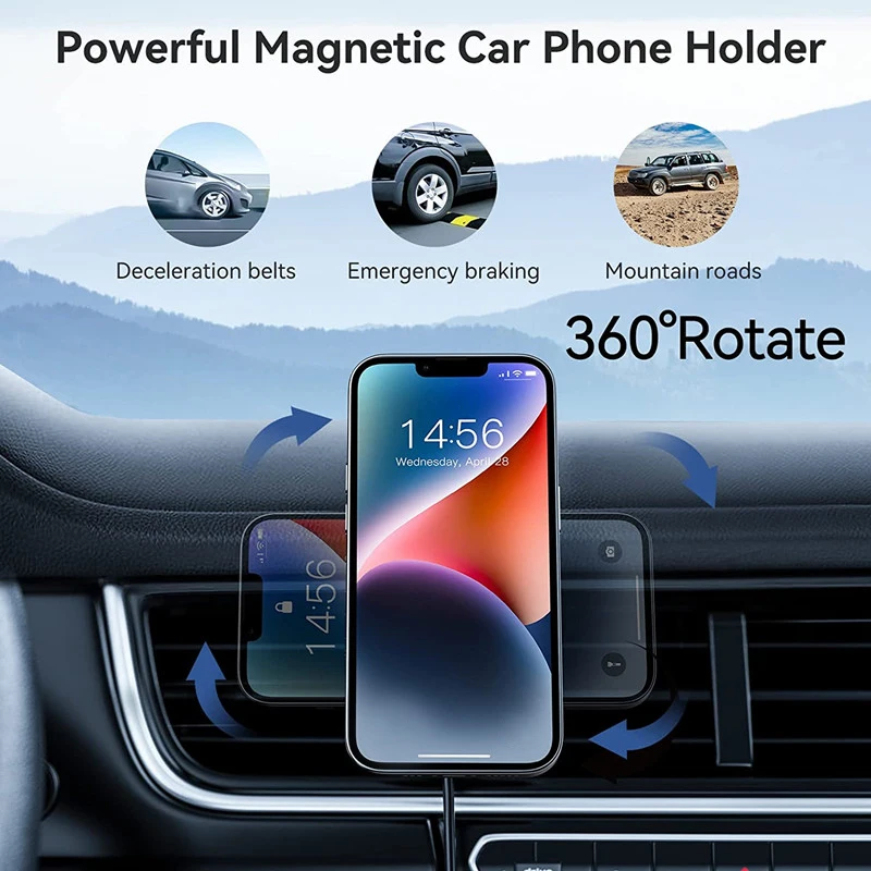 Car Magnetic Wireless Charger  - đánh giá và giá Wireless Car Charger Mount Fast Charging