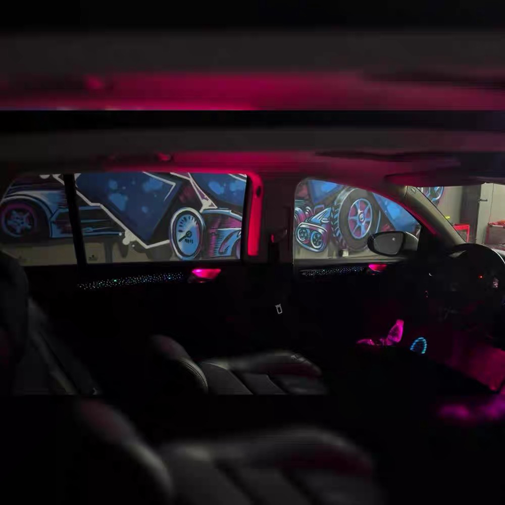 Car Interior Lighting Upgrade  - đánh giá và giá Led Ambient Interior Car Lights App Control