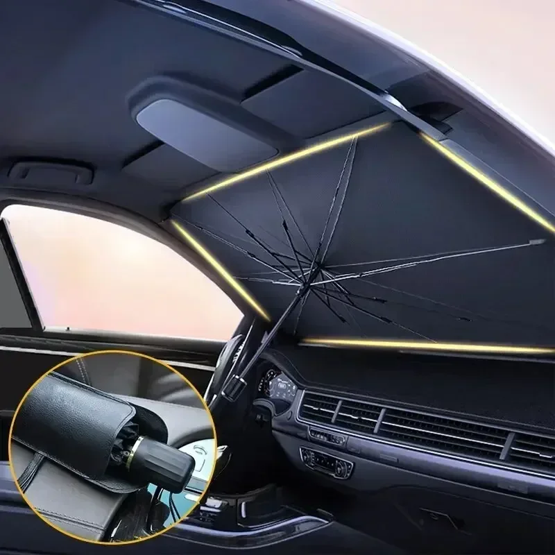 Car Foldable Front Windshield  - đánh giá và giá Car Sunshade Windshield Umbrella Foldable
